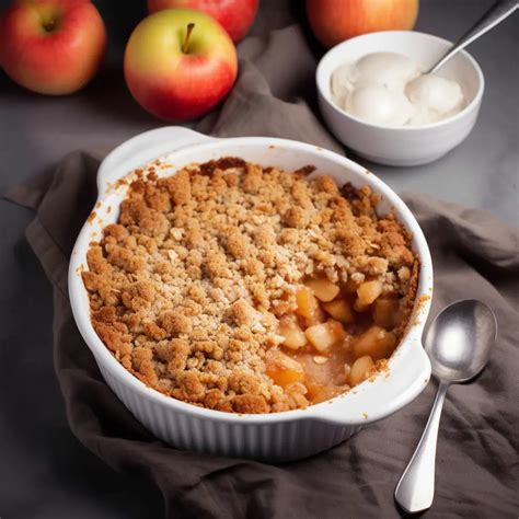 Mary Berry Apple Crumble with Walnut And Oats Topping