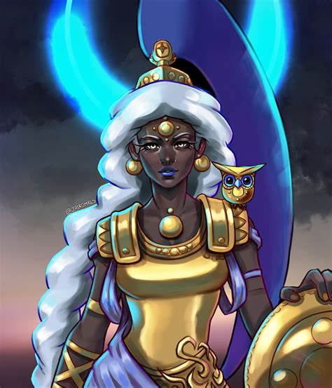 Athena fanart I made : r/HadesTheGame