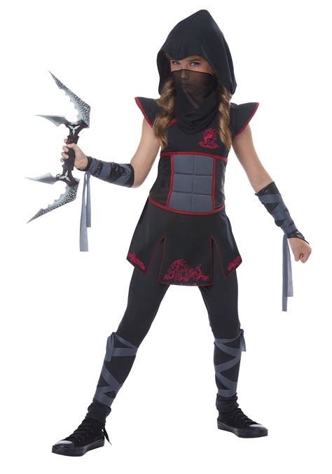 Black Ninja Costume for Girls