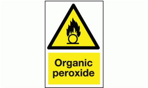 Organic peroxide sign