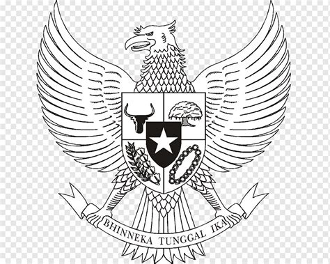 Bhinneka Tunggal Ika logo, National emblem of Indonesia Garuda Pancasila Symbol, symbol, emblem ...