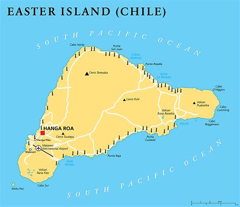 Where Is Easter Island On A Map - Topographic Map World