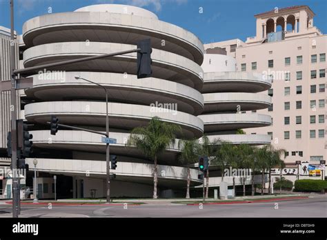 parking garage in downtown Fresno, California Stock Photo - Alamy