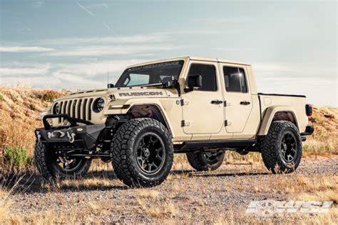 2020 Jeep Gladiator with 20" Black Rhino Overland in Matte Black wheels ...