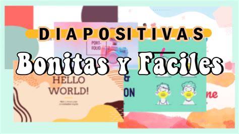 Como HACER DIAPOSITIVAS BONITAS rápido y fácil | powerpoint - YouTube