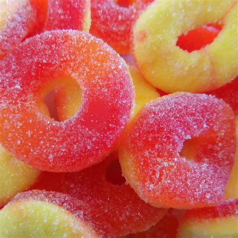 Gummy Peach Rings – The Nut Garden