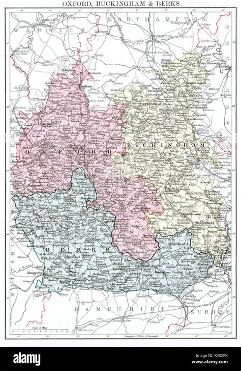 Thame oxfordshire map hi-res stock photography and images - Alamy