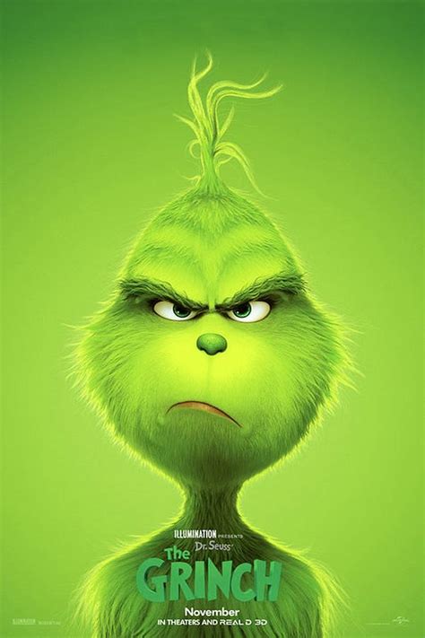 The Grinch, 2018 B Mixed Media by Movie Poster Prints - Pixels