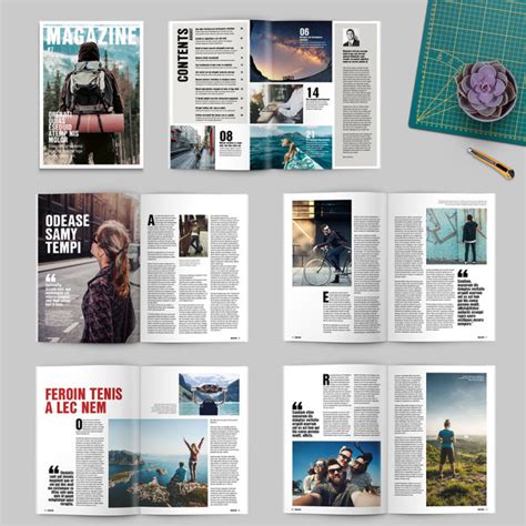 35 InDesign Magazine Templates 2024 - DesignerCandies