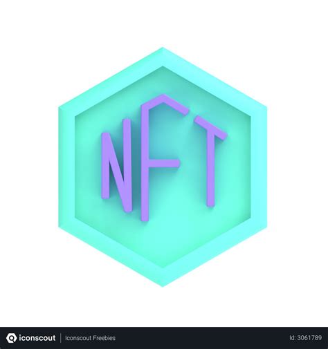 Free NFT Logo 3D Illustration download in PNG, OBJ or Blend format