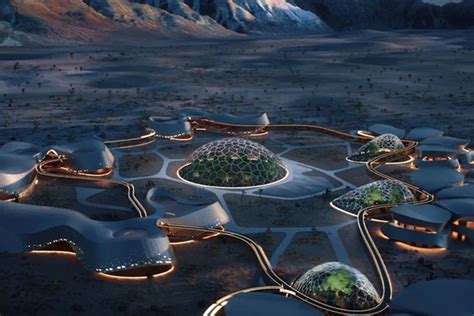 Space Architecture designed to be a home to the future humans living on Mars! | Space ...