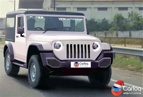 2020 Upcoming Mahindra Thar Rendered Based On Spyshot