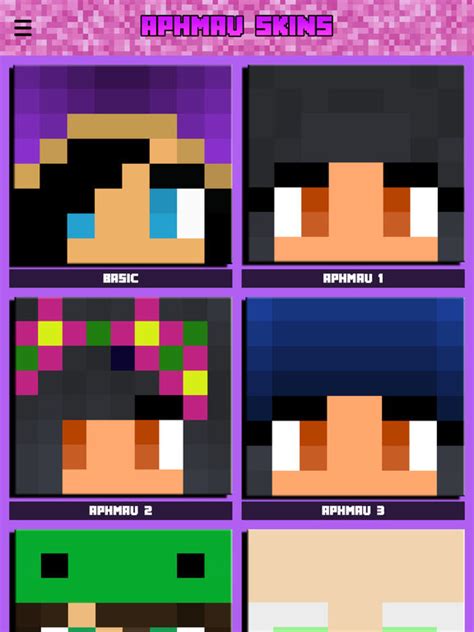 APHMAU SKINS With Baby & MC Diaries Skin for Minecraft Game MCPE - AppRecs