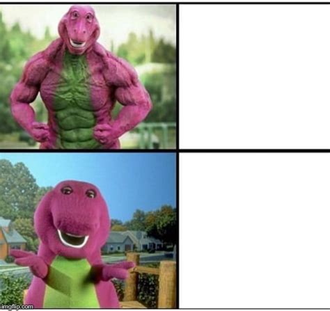 Ripped Barney Blank Template - Imgflip