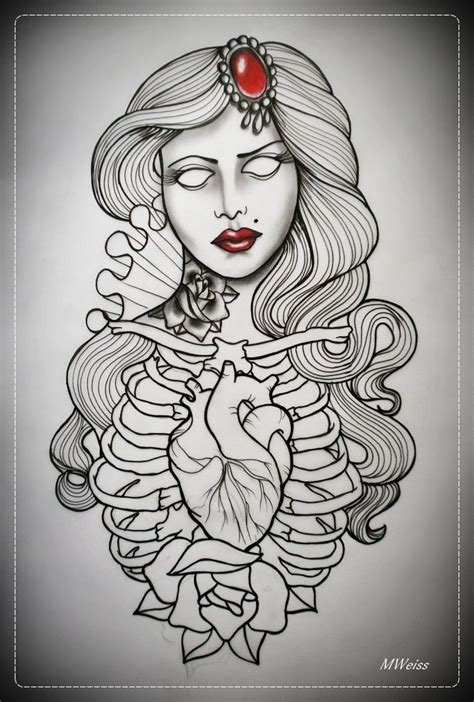 Outlines for my tattoo flash in my gallery on deviantART http://oldskulllovebymw.deviantart.com ...