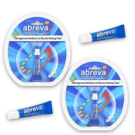 Abreva Cold Sore/Fever Blister Treatment.07-Ounce Tube (Pack of 2)- Buy ...