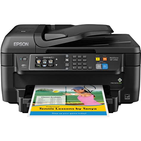 Epson WorkForce WF-2760 All-in-One Wireless Color Printer/Copier/Scanner/Fax Machine - Walmart ...