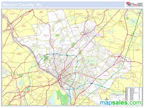 Map Of Mercer County Nj - Maping Resources