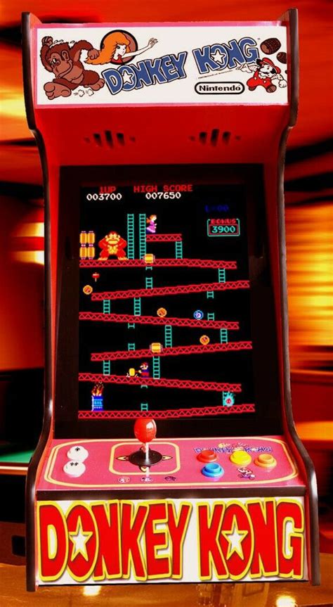 Arcade Machine Red Donkey Kong Tabletop with 60 Classic Games - Free Shipping - Doc & Pies ...