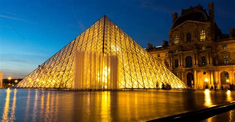 Louvre Museum at Night · Free Stock Photo