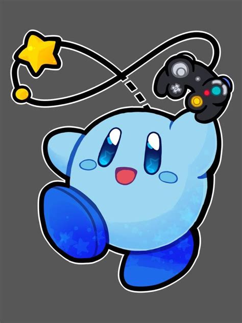 Blue Kirby | Kirby character, Kirby games, Kirby