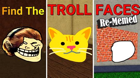 Find the Troll Faces Re-Memed Part 4 (Roblox) - YouTube