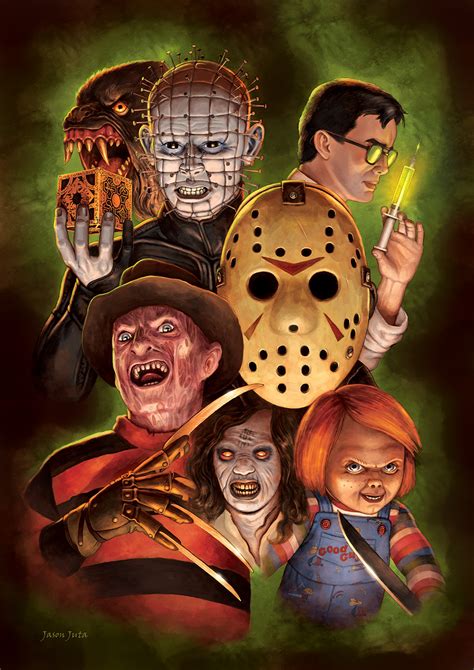 80s Horror | Jason Juta Illustration