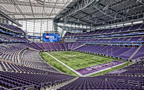 Download wallpapers US Bank Stadium, Minneapolis, Minnesota, United States, Minnesota Vikings ...