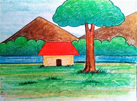 Easy Scenery drawing | Easy scenery drawing, Drawing scenery, Easy ...