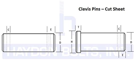 Clevis Pins - Haydon BoltsHaydon Bolts