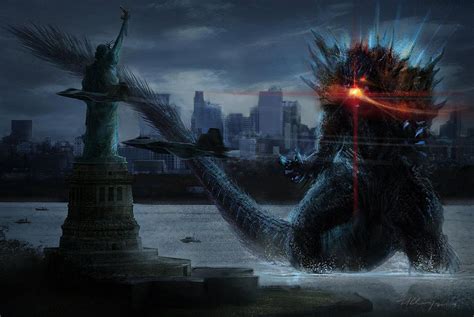 Early Godzilla concept art depicts King of Monsters' evolution ...