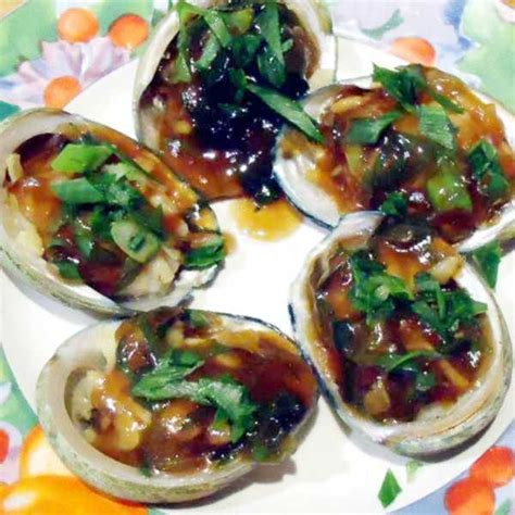 Abalone with Ginger and shallot Recipe