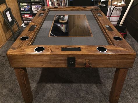 Diy Gaming Table With Tv