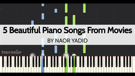 5 Beautiful Piano Songs From Movies (Piano Tutorial) - YouTube