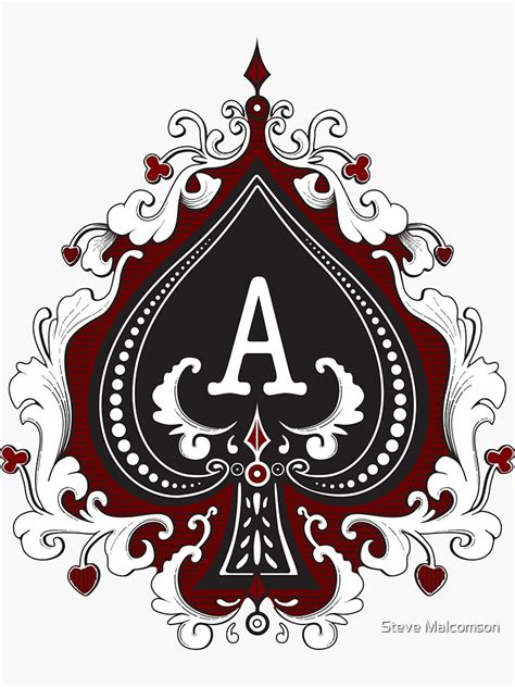 "ace of spades ACEeffect logo brand" Sticker for Sale by acedesign ...