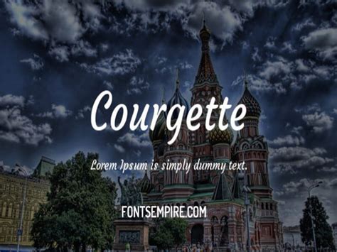 Courgette Font Family Free Download - Fonts Empire