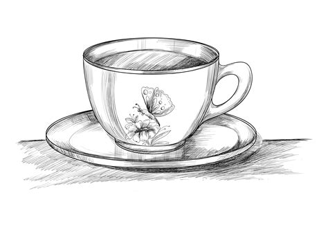 Coffee Cup Sketch Vector Art, Icons, and Graphics for Free Download