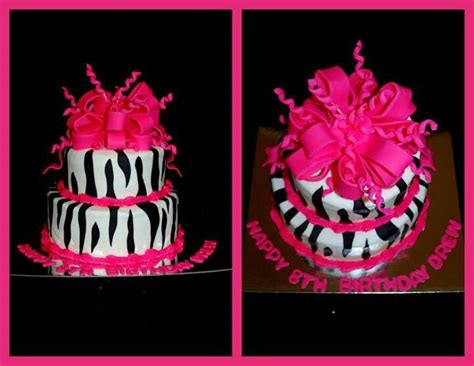 Zebra print cake | Zebra print cakes, Different cakes, Cake