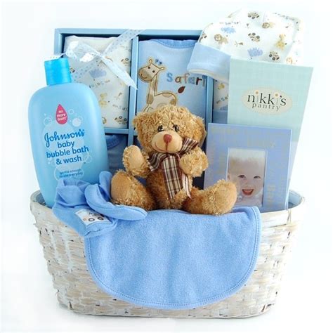 Shop New Arrival Baby Boy Gift Basket - Free Shipping Today - Overstock ...