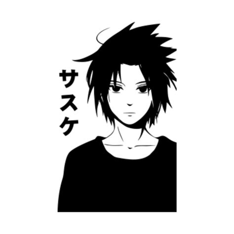 Sasuke Hairstyle Emo - Sasuke - Camiseta de Manga Larga Niños | TeePublic MX