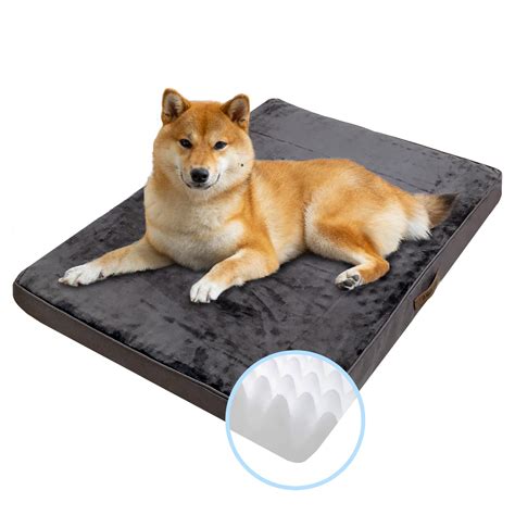 Orthopedic Memory Foam Dog Beds for Large Dogs, Washable Large Dog Bed for Crate, Pet Bed with ...