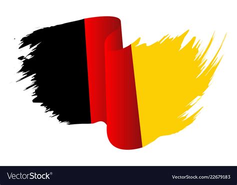 Germany flag symbol icon design german flag color Vector Image