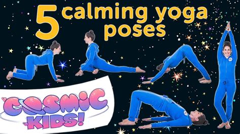 5 Calming Yoga Poses For Kids | Cosmic Kids - YouTube