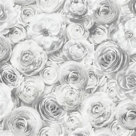 Grey Flowers Wallpapers - Wallpaper Cave