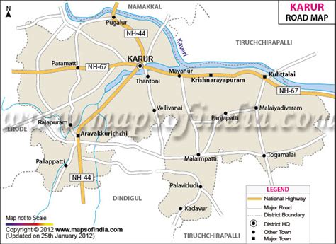 Karur Road Map