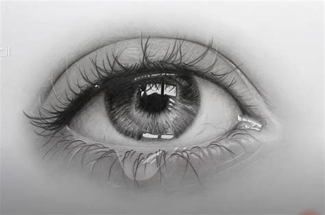 How To Draw A Crying Eye Step By Step