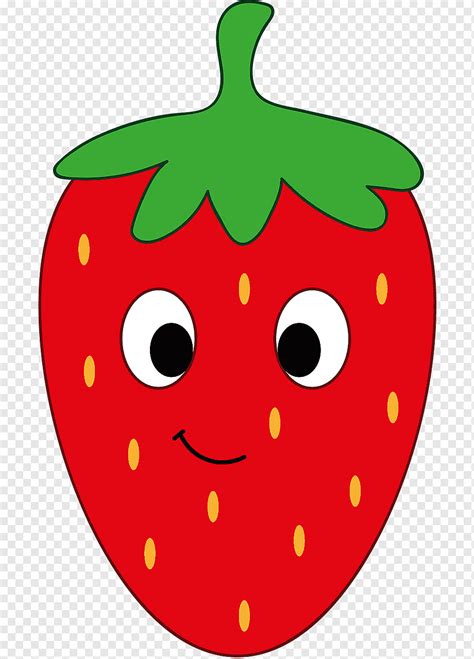 Strawberry, Lucu, Buah, Berry, Kartun Strawberry, Gambar Digital, png | PNGWing