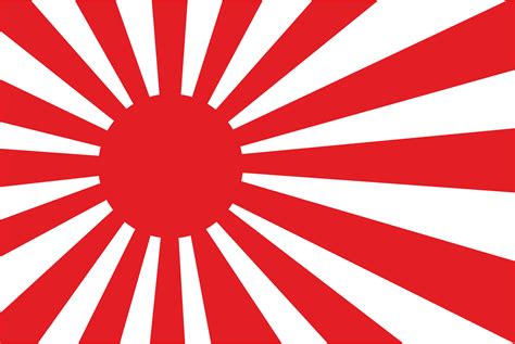 Rising Sun Japanese Flag Vector Free Vector cdr Download - 3axis.co