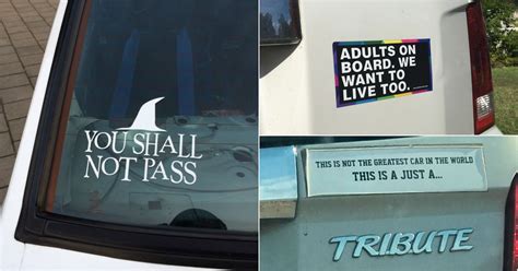 15 Most Hilarious Bumper Stickers People Put On Their Cars