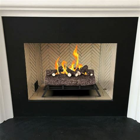 Regal Flame 18-inch Ethanol Fireplace Grate Log Set with Burner Insert for Easy Conversion from ...